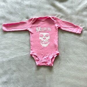 MISFITS pink onesie 3 months